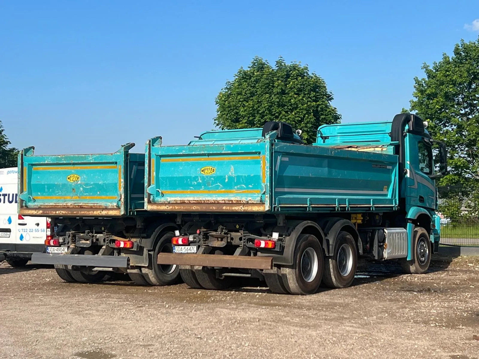 Wykopy pod fundamenty w Małym Klinczu