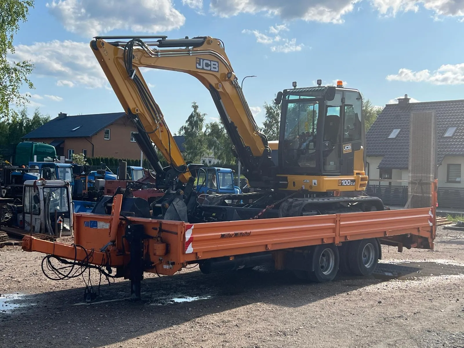 Wykopy pod fundamenty na Kaszubach